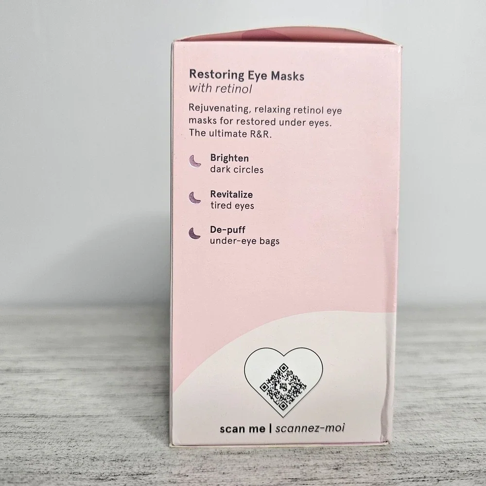24 PAIR: Grace‎ & Stella Restoring Eye Masks-Purple EXP 07/2027 NEW